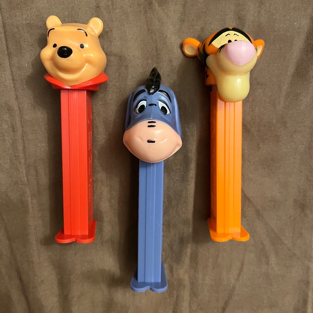 PEZ dispenser Winnie the Pooh, Eeyore, Tigger